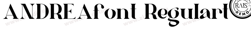 ANDREAfont Regulart字体转换